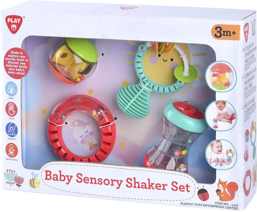 Playgo Κουδουνίστρα Sensory Shaker Set (1413) (1)
