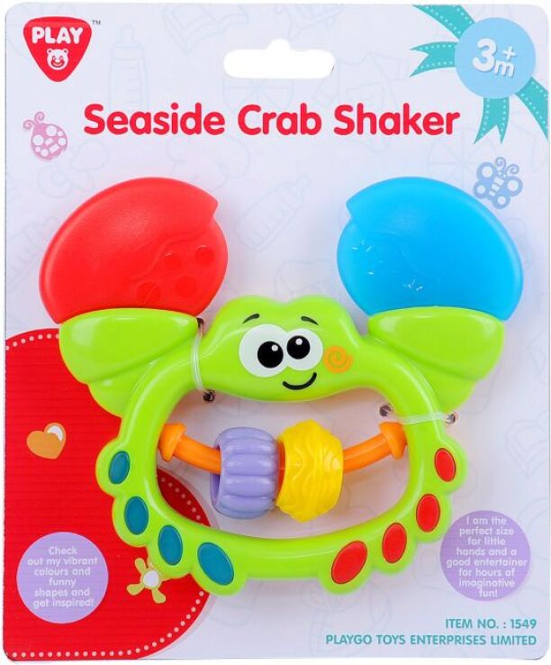 Playgo Κουδουνίστρα Seaside Crab Shaker (1549) (1)