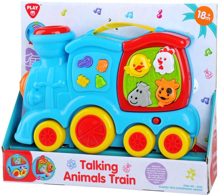 Playgo Τρένο Talking Animals (2103) (1)