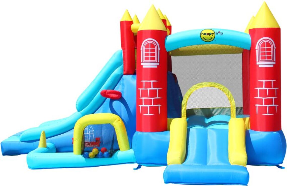 Happy Hop Φουσκωτό Τραμπολίνο Κάστρο Play Center 8 in 1 (9071R) (3)
