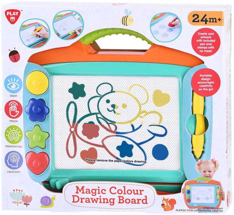 Playgo Μαγνητικός Πίνακας Ζωγραφικής Magic Colour (9507) (1)
