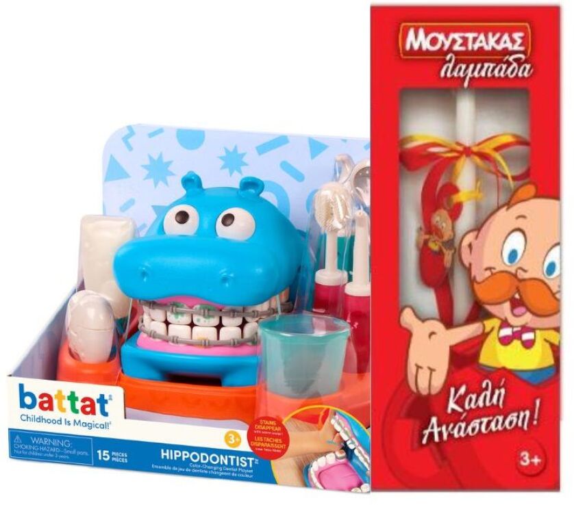 Λαμπάδα Battat Σετ Dentist Hippo (BT1803Z) (0)