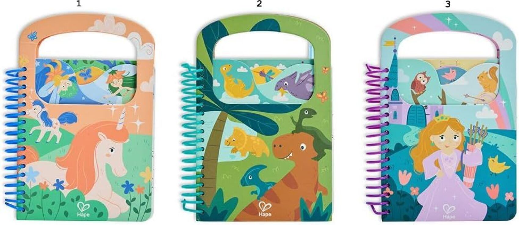 Hape Early Explorer Ζωγραφική Με Νερό Water Doodle-3 Σχέδια (E2024K) (1)