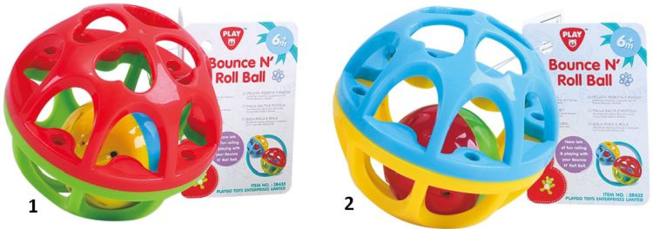 Playgo Bounce N'Roll Ball-2 Σχέδια (28435) (1)