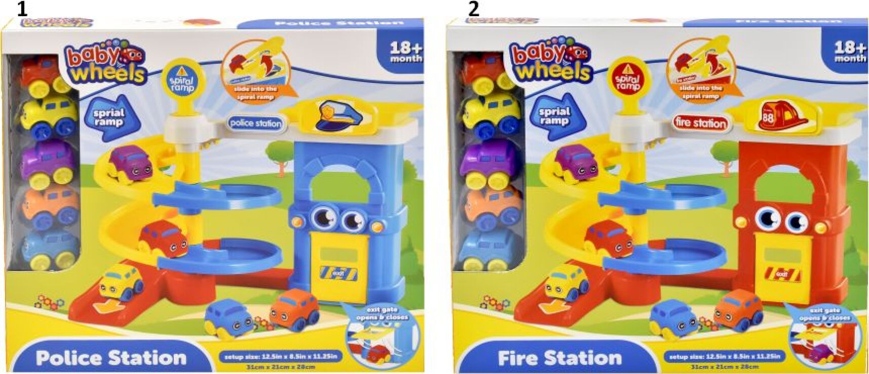 Supreme Baby Wheels Σετ Δράσης - 2 Σχέδια (31156-7) (1)