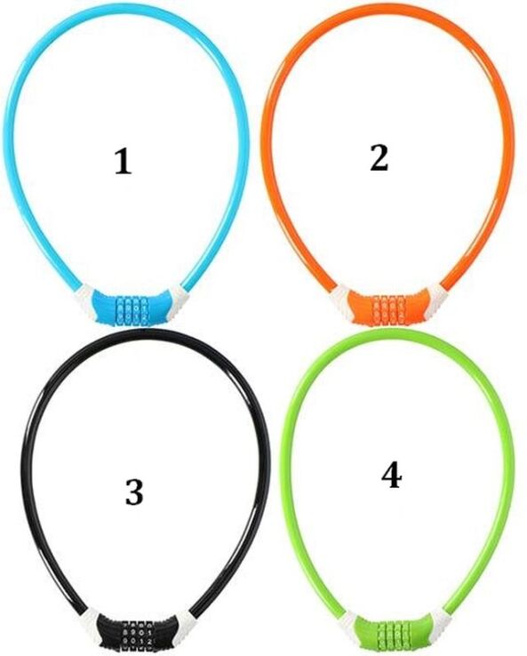 Dunlop Κλειδαριά Συνδυασμού 10x650mm - 4 Σχέδια (02920) (1)