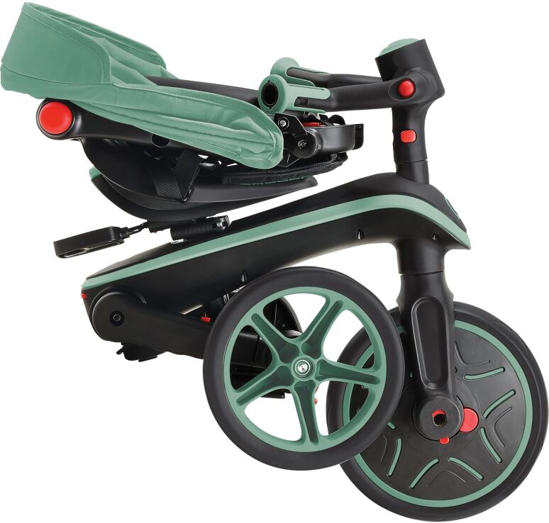 Globber Τρίκυκλο Trike Explorer Foldable 4 In 1 Olive (732-104) (4)