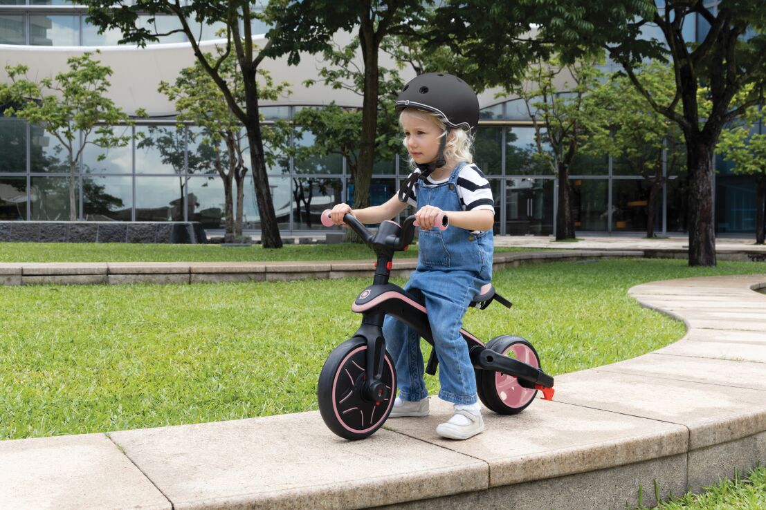 Globber Τρίκυκλο Trike Explorer Foldable 4 In 1 Pastel Pink (732-210) (7)