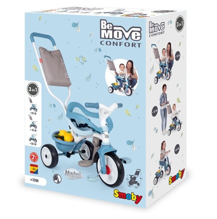 Smoby Pico Confort Τρίκυκλο Be Move-Blue (740414) (1)