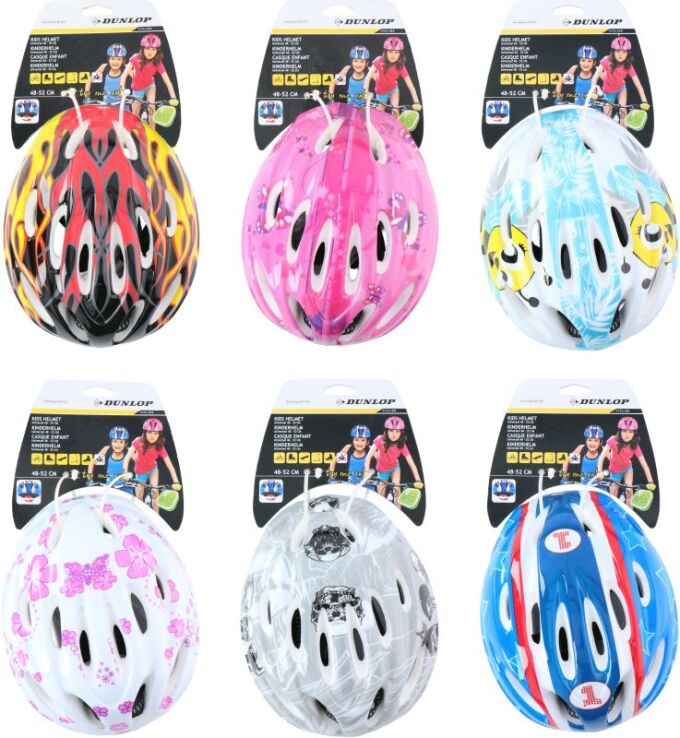 Dunlop Κράνος Παιδικό 48-52cm -6 Σχέδια (41627) (2)