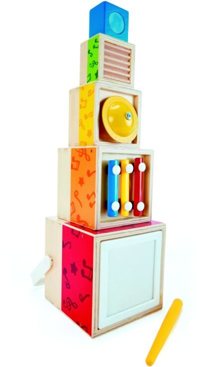 Hape Early Melodies Ξύλινο Stacking Music Set (E0336A) (2)