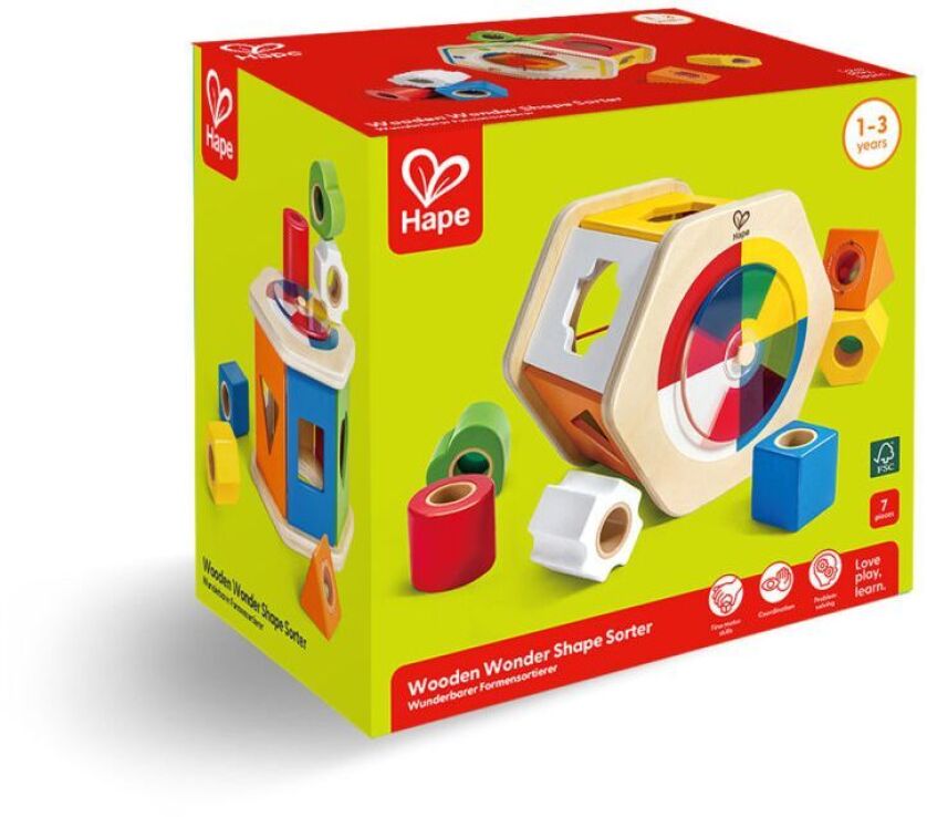 Hape Early Explorer Ξύλινο Wonder Shape Sorter (E0516A) (0)
