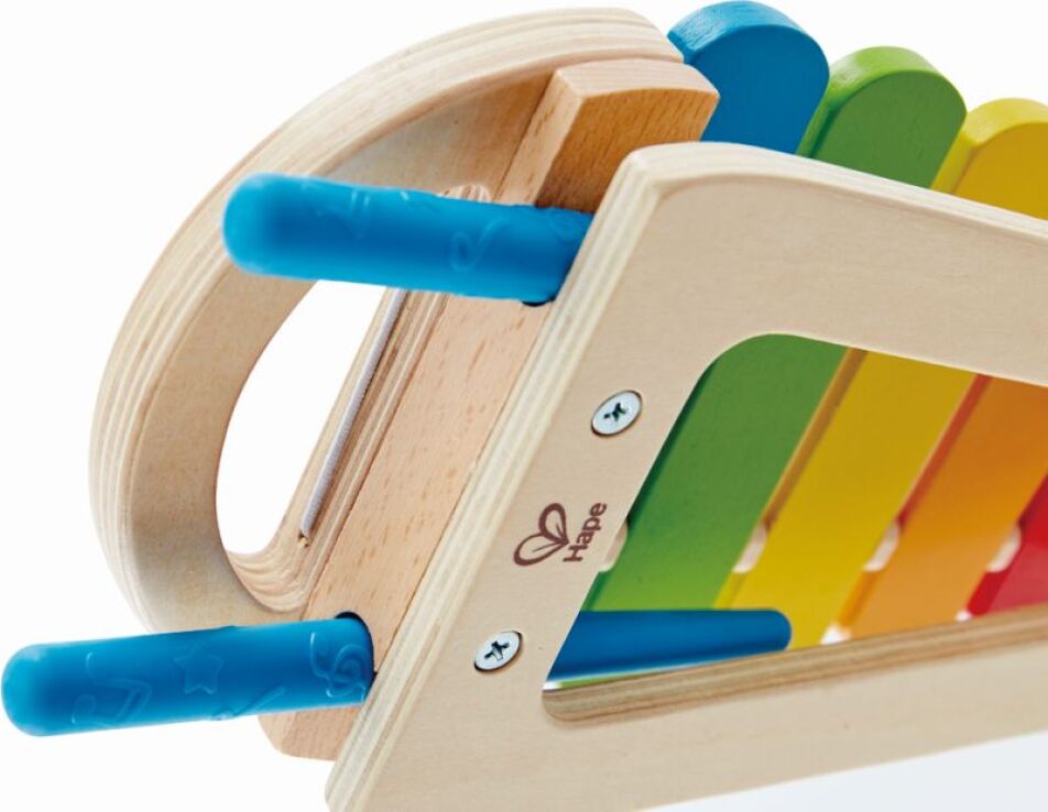 Hape Early Melodies Ξύλινο Ξυλόφωνο Rainbow (E0606) (1)