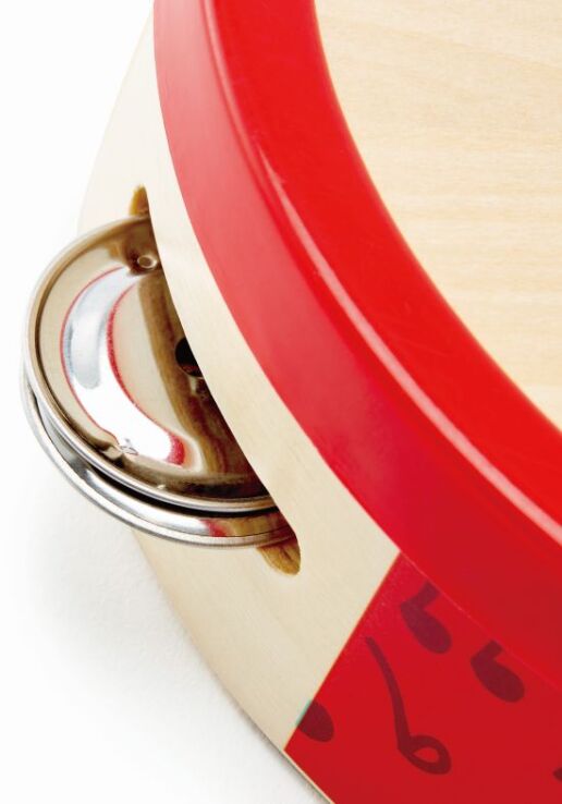 Hape Early Melodies Ξύλινο Ταμπουρίνο Tap-Along (E0607) (1)