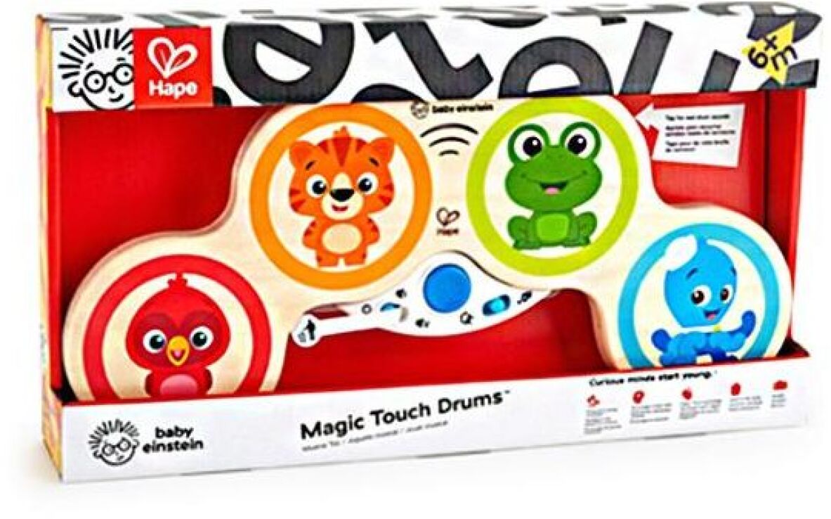 Hape Kids II Ξύλινο Magic Touch Drums (800803) (1)