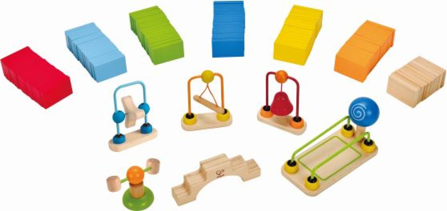 Hape Early Explorer Ξύλινο Dynamo Dominoes (E1042) (1)