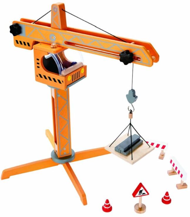 Hape Playscapes Ξύλινος Γερανός Crane Lift (E3011) (1)