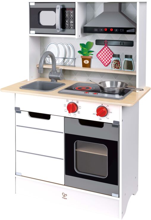 Hape Playfully Delicious Ξύλινη Κουζίνα Super Serve (E3211A) (1)