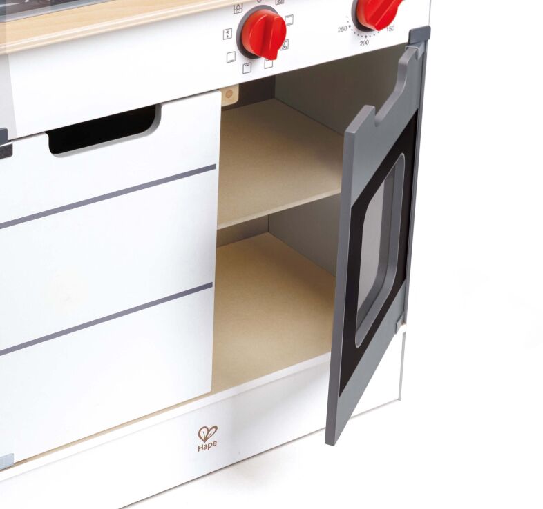 Hape Playfully Delicious Ξύλινη Κουζίνα Super Serve (E3211A) (3)