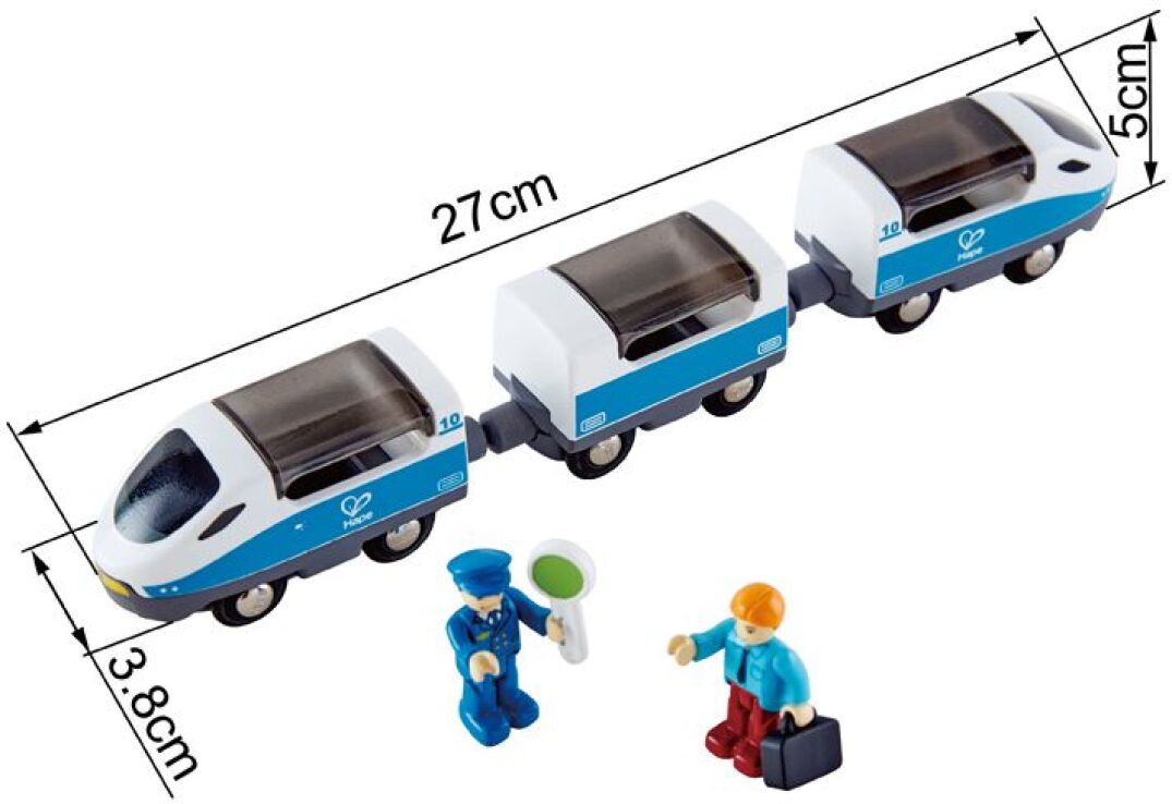 Hape Railway Ξύλινο Intercity Τρένο (E3728A) (2)