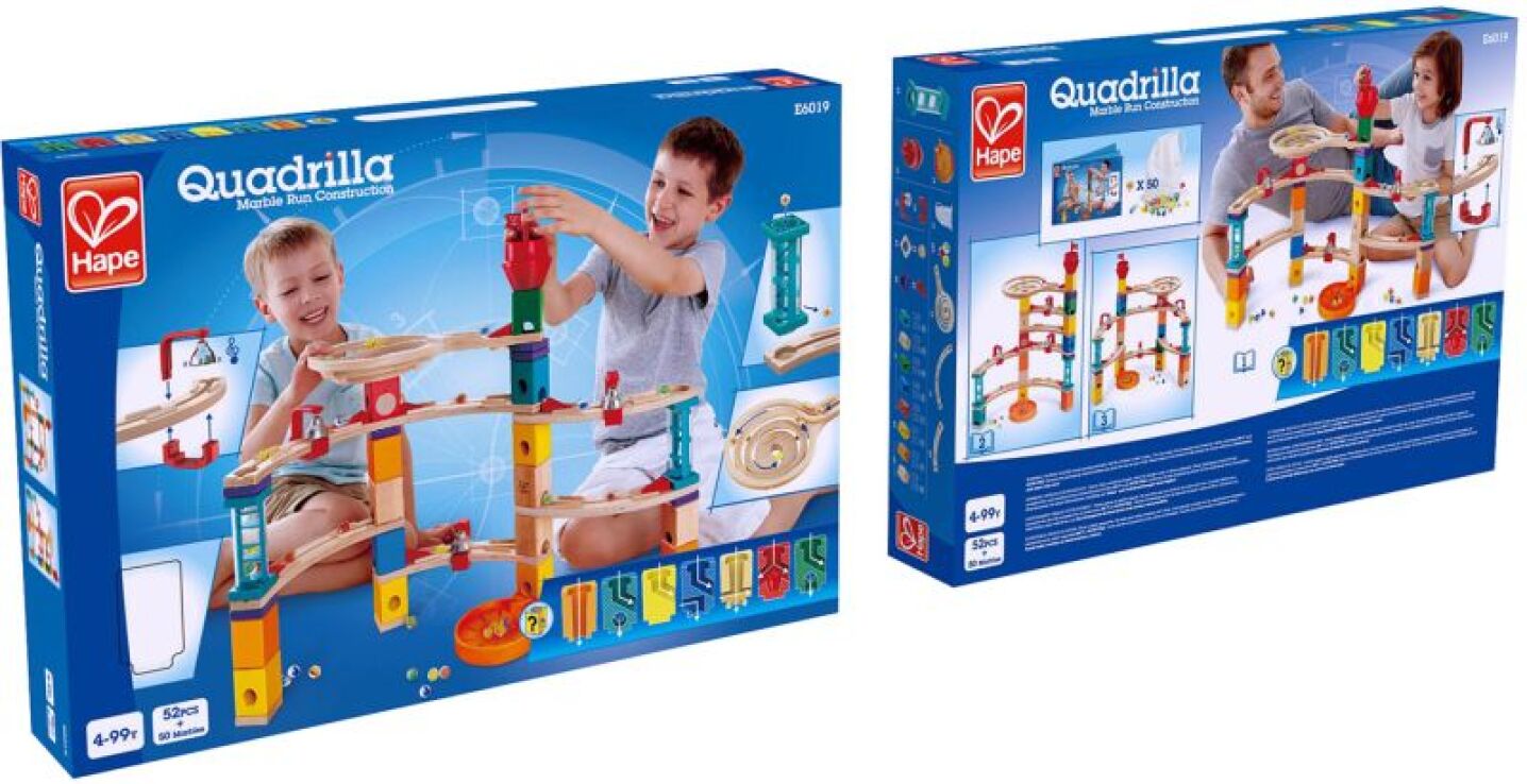 Hape Quadrilla Ξύλινο Castle Escape (E6019A) (1)
