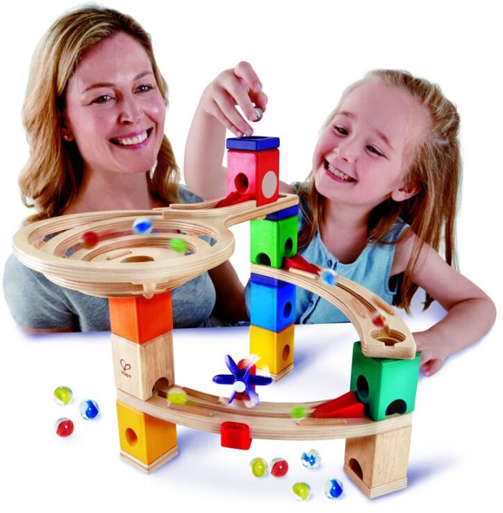 Hape Quadrilla Marble Run Ξύλινο Race To The Finish-58Τμχ (E6021A) (3)