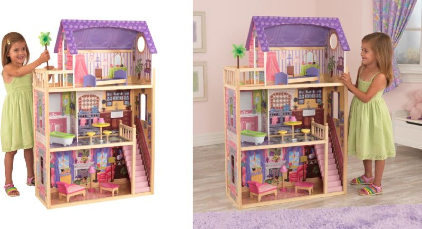 KidKraft Ξύλινο Κουκλόσπιτο Kayla (65092) (3)