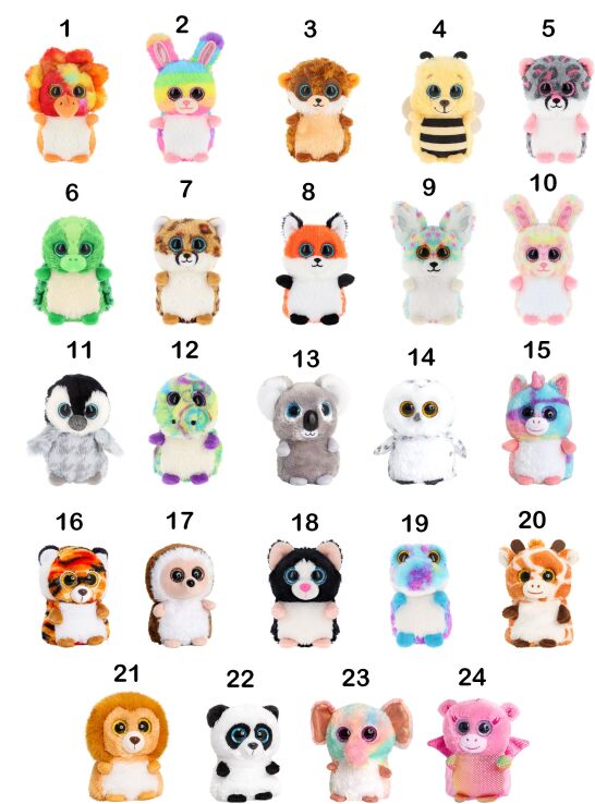 Keel Λούτρινο Mini Motsu 10cm-24 Σχέδια (SF0797) (1)