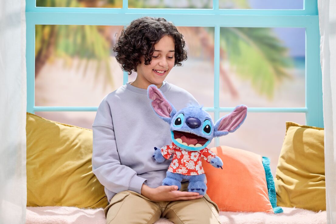 WOW Λούτρινο Disney Stitch:Chatty Stitch Hawaiian 30cm (DIS-1027-01) (5)