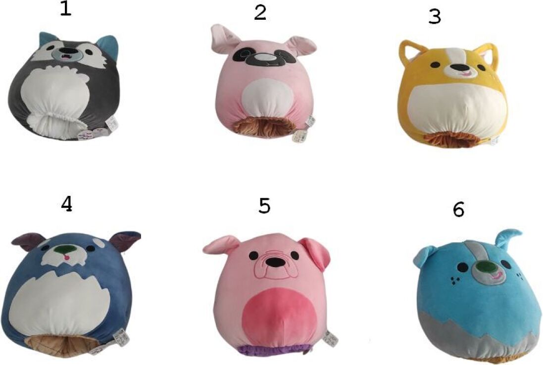 PTL Λούτρινο  Sweet 2 In 1 Reversible-6 Σχέδια (2305004) (1)