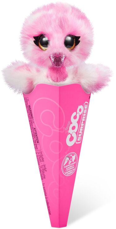 Zuru Λούτρινο Coco Surprise-Cones Neon-7 Σχέδια (9609SQ1) (2)