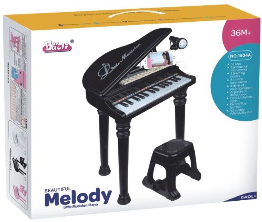 BW Πιάνο B/O 31 Keys - 3 Σχέδια (1504A) (2)
