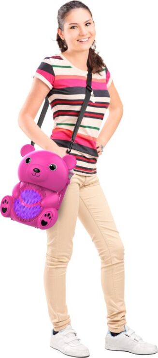 iDance Φορητό Ηχείο Funky Bear Pink (FBK-100(PK)) (4)