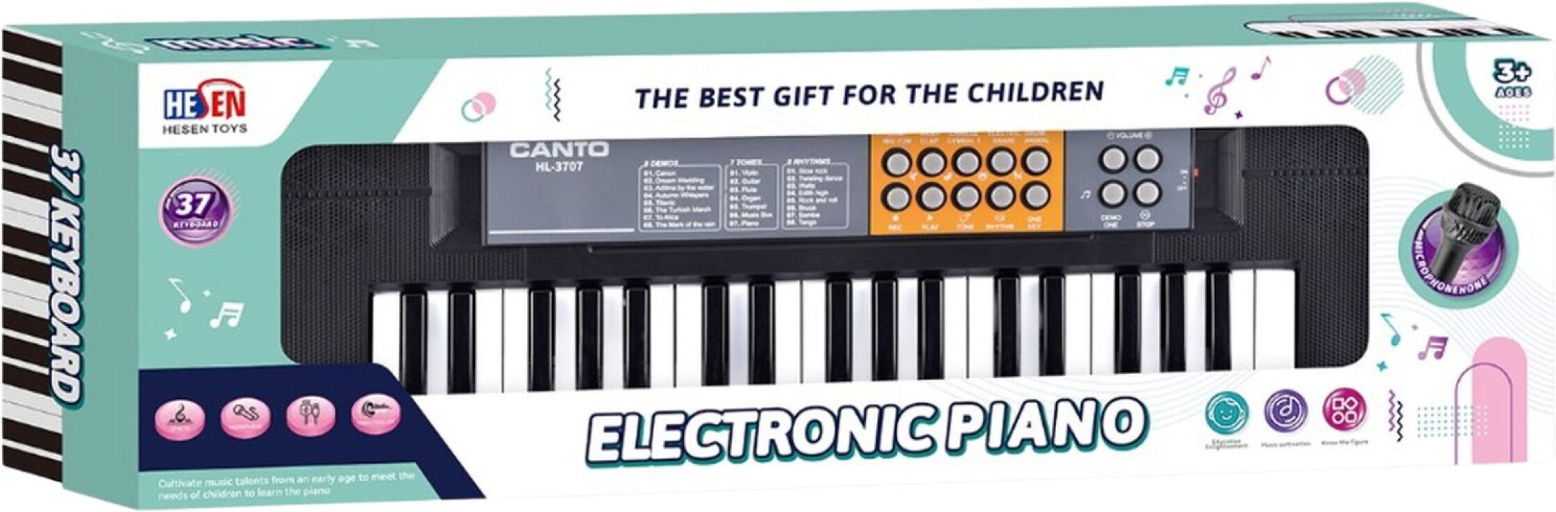 BW Αρμόνιο Musical B/O 37 Keys (AB-3708) (1)