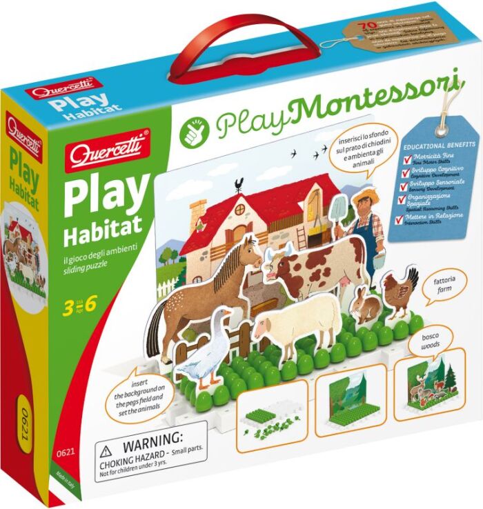 Quercetti Play Montessori Play Habitat (0621) (1)