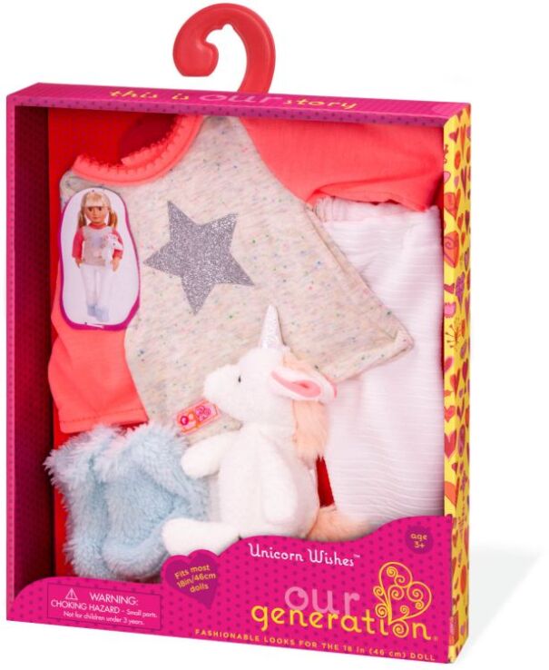 Our Generation Πιτζάμες & Μονόκερος Unicorn Wishes (BD30311Z) (1)