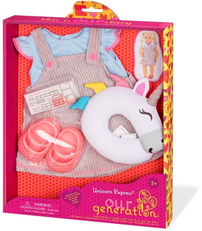 Our Generation Ενδυμασία Unicorn Express (BD30385Z) (1)