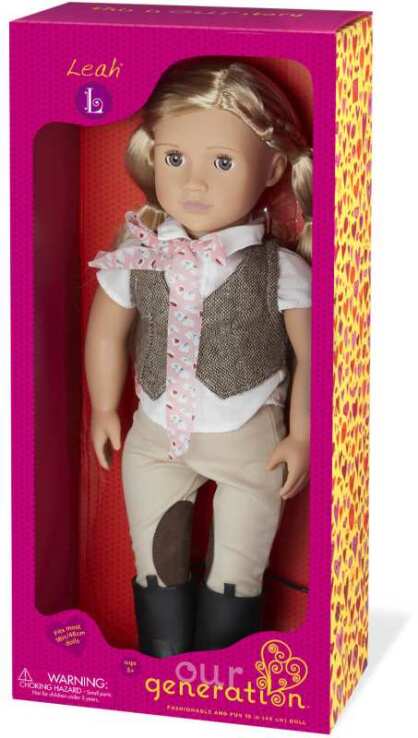 Our Generation Kούκλα Leah w/Tweed Vest (BD31062Z) (1)