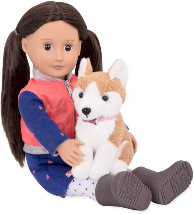 Our Generation Kούκλα Leslie & Σκυλάκι (BD31201Z) (2)