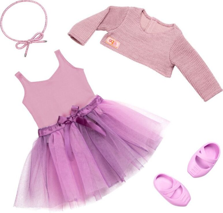 Our Generation Κούκλα Savannah With Two-Tone Purple Ballet Tutu (BD31316Z) (2)