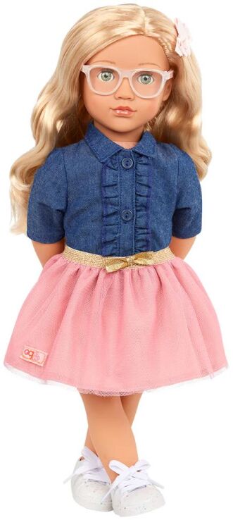 Our Generation Κούκλα Emily With Frilly Denim Shirt & Pink Skirt (BD31475Z) (0)