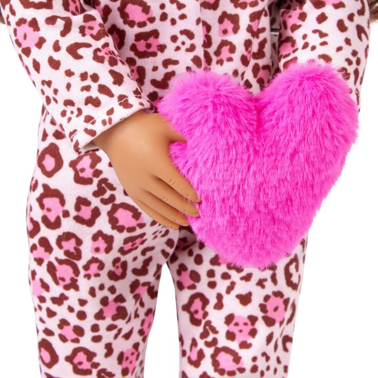 Our Generation Κούκλα Gracia With Leopard Pijama & Heart Pillow (BD31739Z) (3)