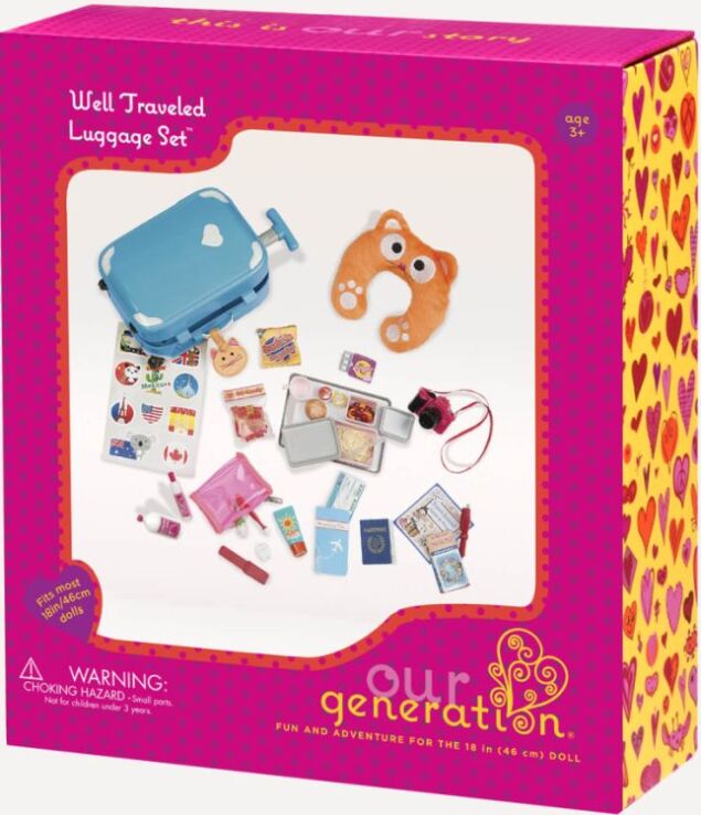 Our Generation Σετ Βαλίτσα & Αξεσουάρ Ταξιδίου (BD37157Z) (1)