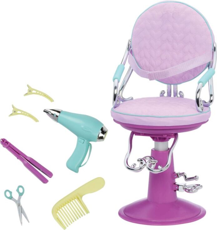 Our Generation Σετ Καρέκλα Κομμωτηρίου & Αξεσουάρ - Purple (BD37337Z) (0)