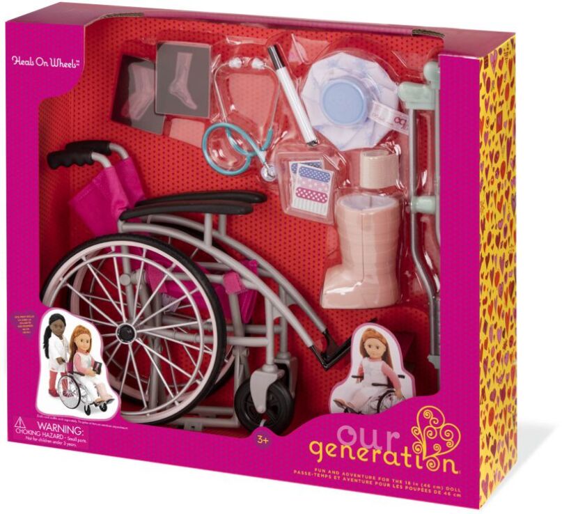 Our Generation Ιατρικό Σετ & Αναπηρικό Αμαξίδιο (BD37432Z) (1)