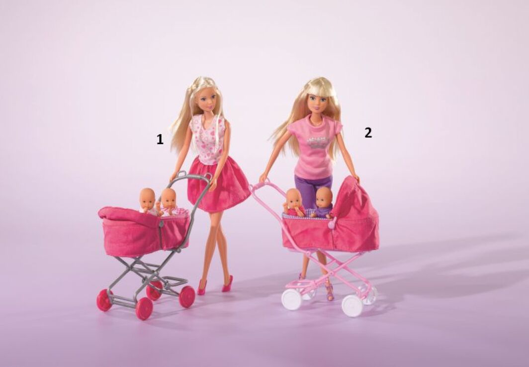 Simba Steffi 29cm Με Καρότσι-2 Σχέδια (5738060) (1)