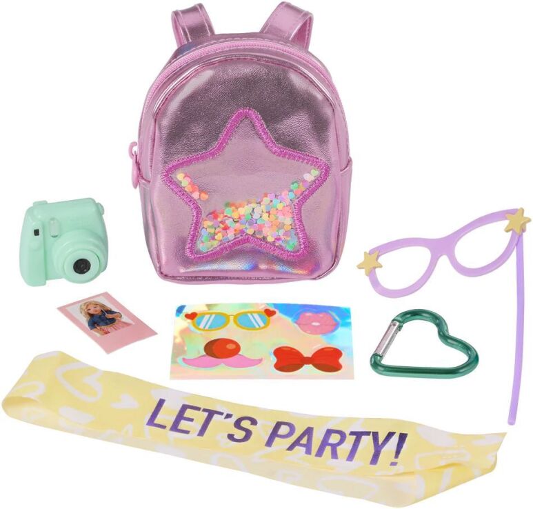 Our Generation Mini Backpack Party With Surprise Accessories-6 Σχέδια-1Τμχ (BD41180GZ) (2)