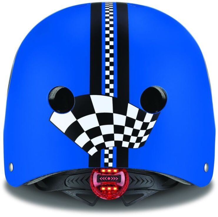 Globber Κράνος Elite Lights XS/S (48-53cm) Navy Blue Racing (507-100) (2)