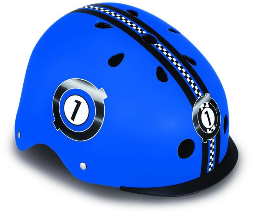 Globber Κράνος Elite Lights XS/S (48-53cm) Navy Blue Racing (507-100) (3)