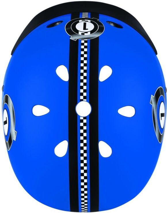 Globber Κράνος Elite Lights XS/S (48-53cm) Navy Blue Racing (507-100) (4)